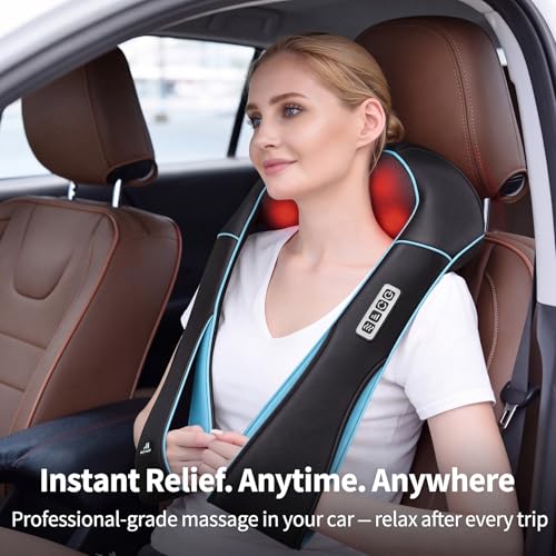 MagicMakers Shiatsu Neck Massager with Heat for Pain Relief Deep - Product Imagery