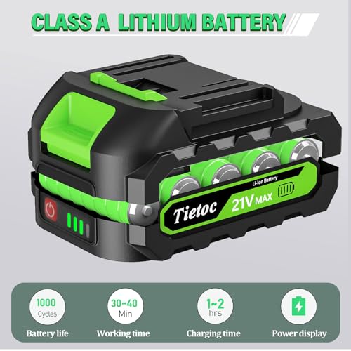 Tietoc Chainsaw 6 Inch Mini Electric Chainsaw Cordless Battery - Product Imagery