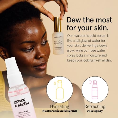 grace & stella Award Winning Skin Care Set - Gift Set for Women - Product Imagery