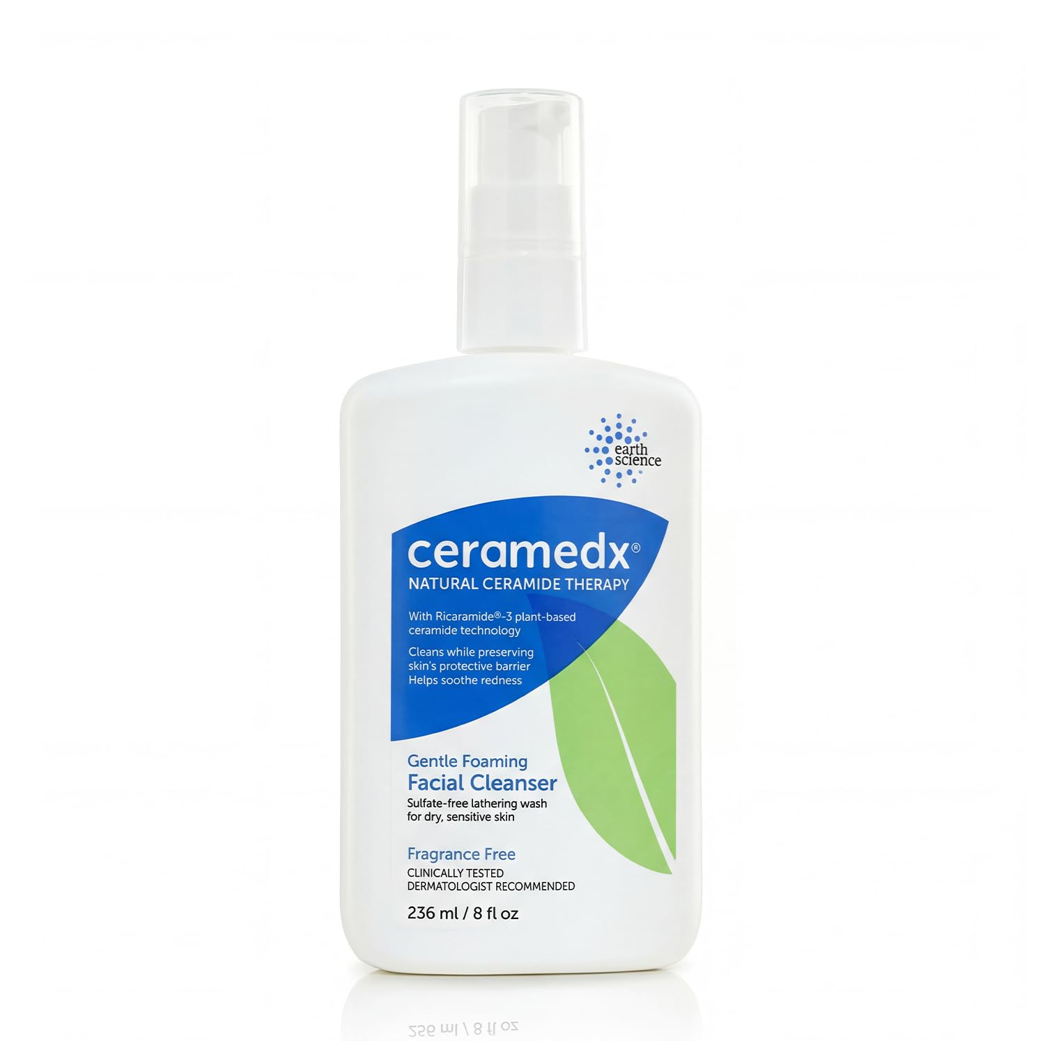 Ceramedx Gentle Foaming Ceramide Facial Cleanser, Unscented, 8 oz