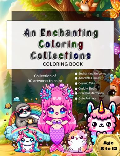 An Enchanting Coloring Collections: Awesome Coloring Book for - Product Imagery