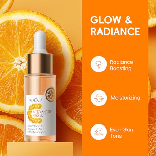 LAIKOU Skin Care, Vitamin C Skin Care Set, Facial Skin Care - Product Imagery