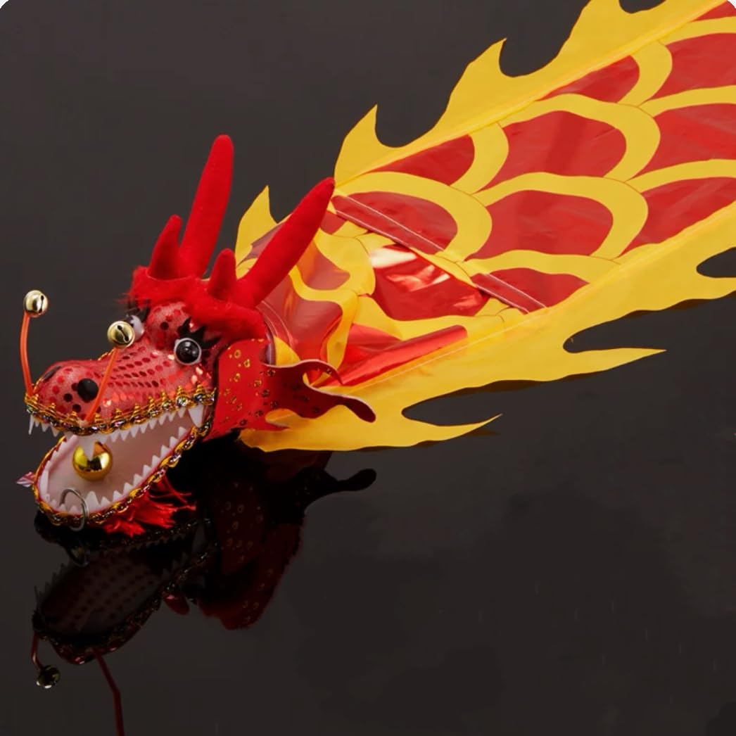 Dragon Poi with 3D Plastic Dragon Head Swing Rope and Hot - PAIKOOL Official Imagery - 6