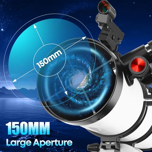 150EQ Professional Astronomy Telescope for Adults High Powered - Product Imagery