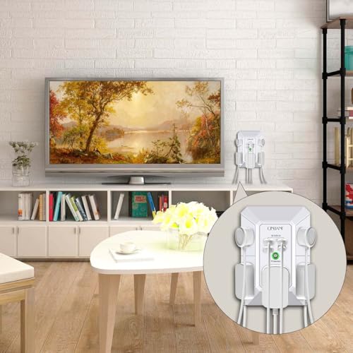 Wall Charger, Surge Protector, QINLIANF 5 Outlet Extender with 4 - Product Imagery