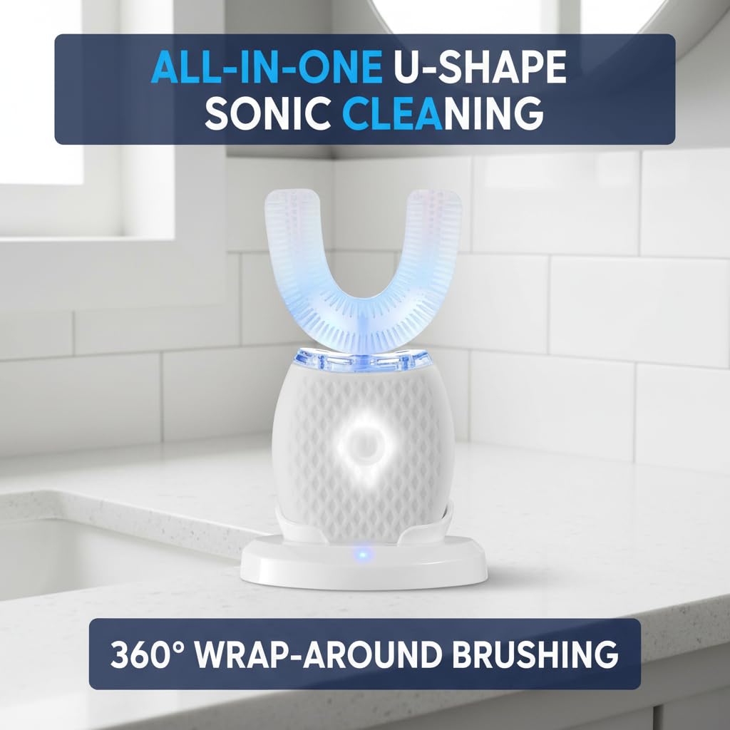 Ultra Soft U Shaped Toothbrush for Adult Daily Oral Care - Ralexidog Official Imagery - 7