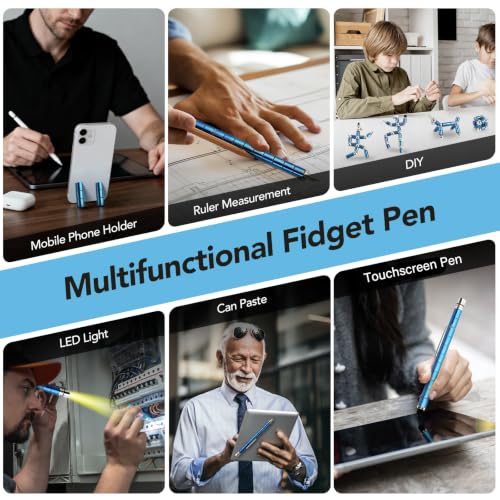 Fidget Pen Gift, Multifunction Stress Relief Fidget Toy for - Product Imagery
