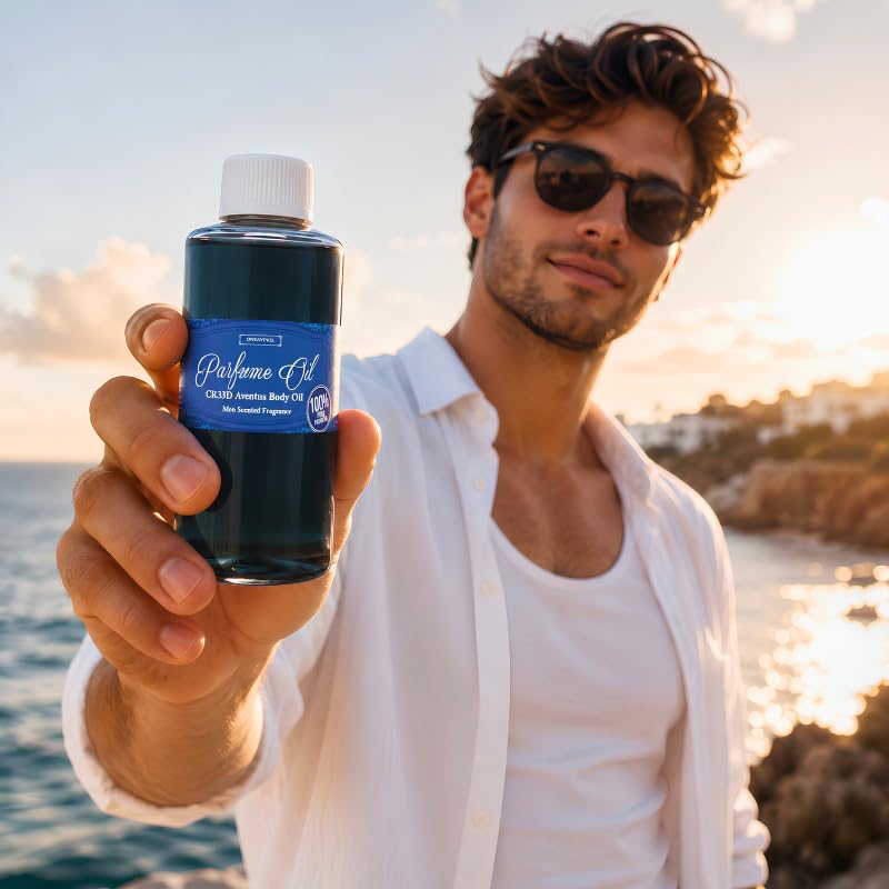 1 Fl Oz Perfume Oil CR33D Aventus For Men Our Interpretation - Product Imagery