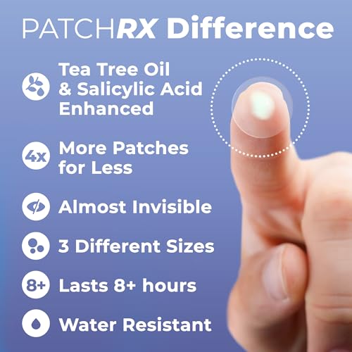 PatchRx Salicylic Pimple Patches (120 Pack), Salicylic Acid Acne - Product Imagery