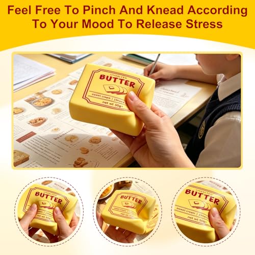 Butter Squishy Bread Viral Slow Rising Squishy, 2026 New Cute - Product Imagery