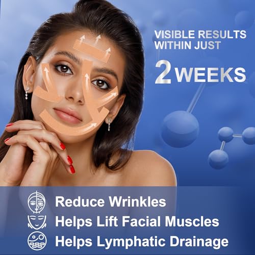 TEAWOO 2 Rolls Anti Wrinkle Face Tape,Facial Myofascial Lift - Product Imagery