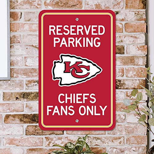 FANMATS NFL - Kansas City Chiefs Team Color Reserved Parking - Product Imagery