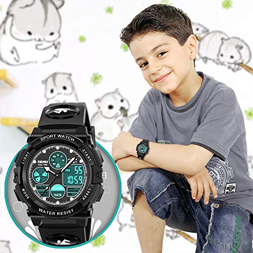 Kids Digital Watches, LED Waterproof Sports Watches for Kids- - Product Imagery