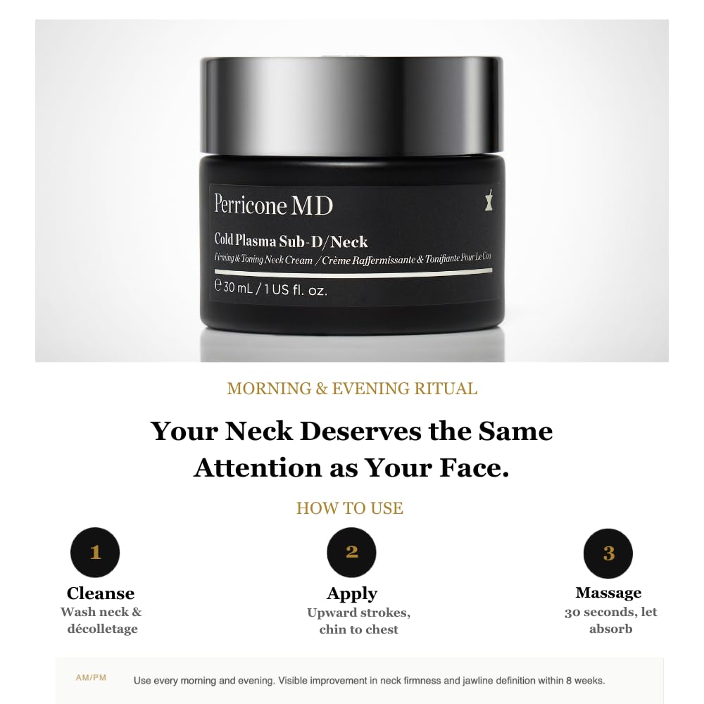 Perricone MD Cold Plasma Sub-D Neck &amp; Décolletage Cream, 2 oz - All Day Beauty