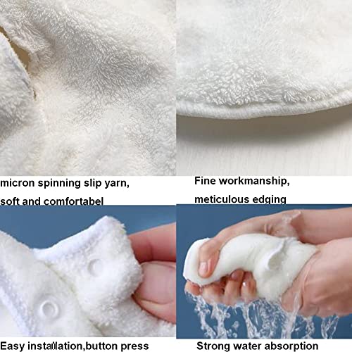 2 Pcs Hot Compress Face Towel Masks,Reusable Facial Steamer Towel - Product Imagery