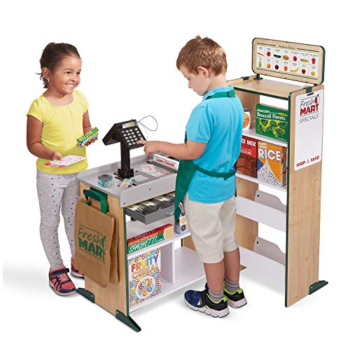 Melissa & Doug Fresh Mart Companion Set, Grocery Store Pretend - Product Imagery
