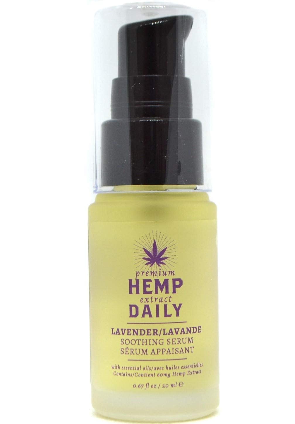 Hemp Daily Soothing Serum, Lavender, .67 Fluid Ounces - Premium Hemp Extract Daily