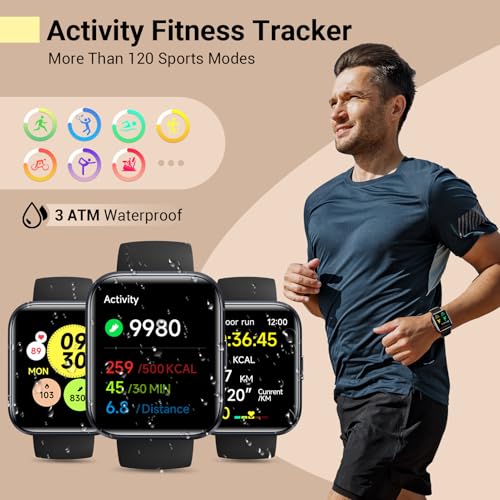 Smartwatch for Women/Men, Compatible with Android & iPhone, - Product Imagery