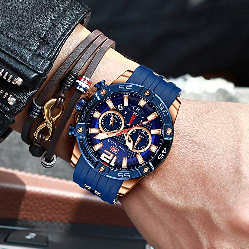 MF MINI FOCUS Men Watches Unique Casual Wrist Watches - Product Imagery