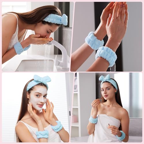Headbands for Women - Spa Headband and Wristband Set - Headband - Product Imagery