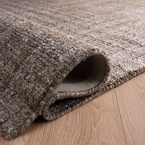 SAFAVIEH Area Rug 4x6 - Abstract Collection - Brown, Handmade, - Product Imagery
