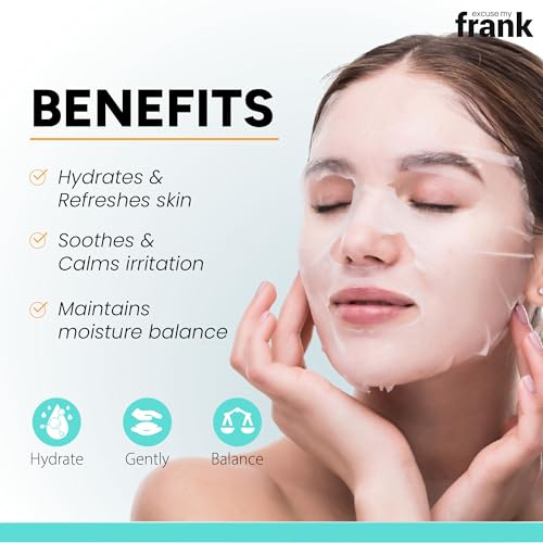 Hydro Calming Sheet Mask Korean Skincare for Hydration & - Product Imagery