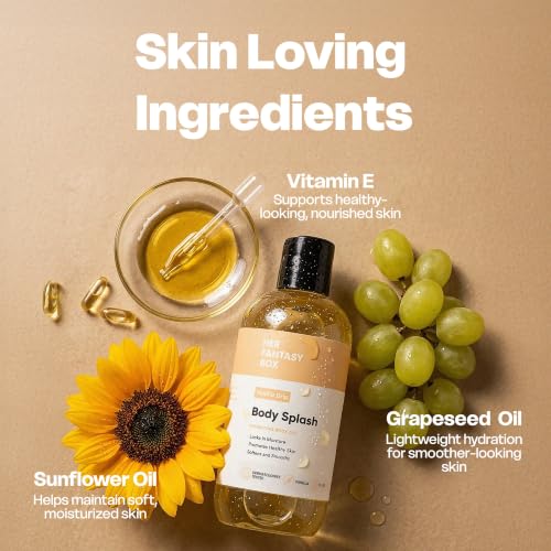 Her Fantasy Box | Body Splash Vanilla Drip Fragrance Oil – Warm - Product Imagery