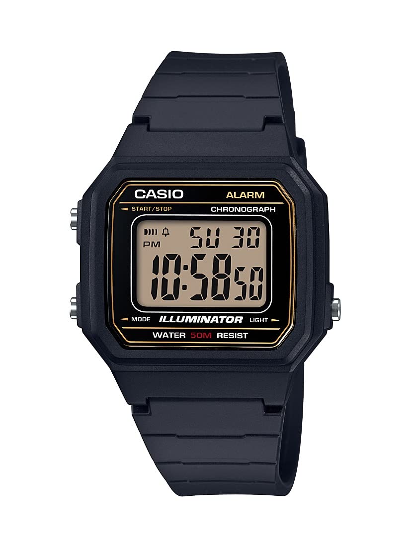 Casio W217H Series | Men’s Digital Watch | 50M WR | 1/100 Second Stopw - View 6