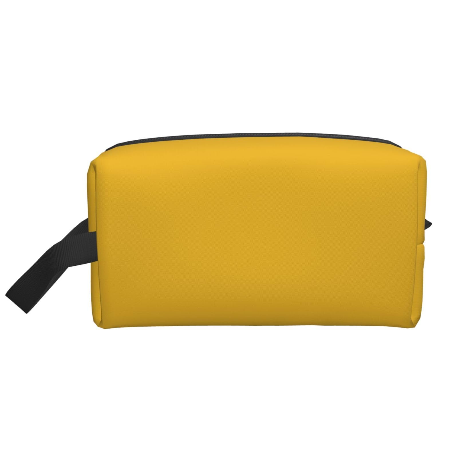 SXZVVBN Solid color gold Large Capacity Travel Toiletry Bag Durable Oxford Cloth Makeup Organizer Cosmetic Pouch