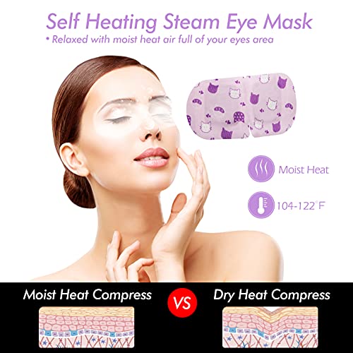 Steam Eye Mask Heated Eye Masks for Dry Eyes - Product Imagery