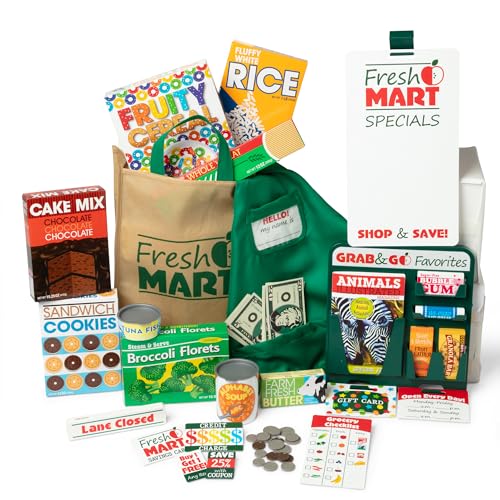 Melissa & Doug Fresh Mart Companion Set, Grocery Store Pretend - Product Imagery