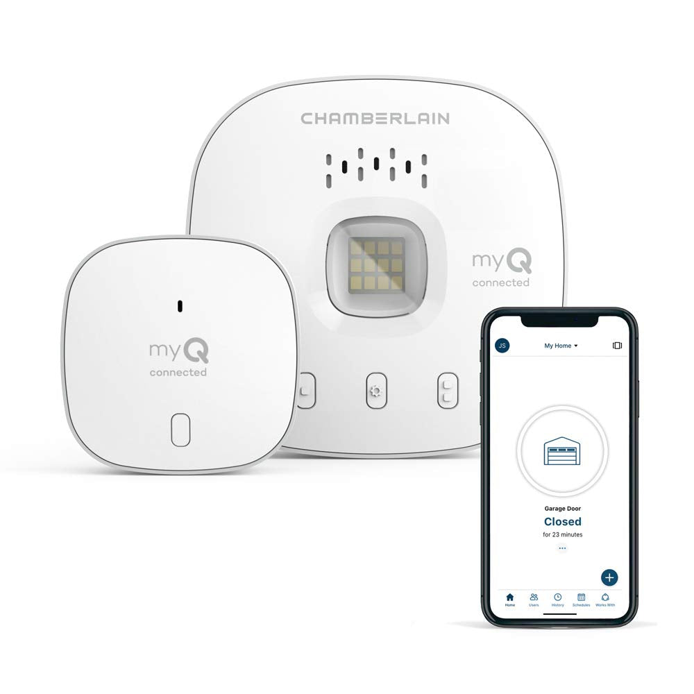 CHAMBERLAIN Smart Garage Control - Wireless Garage Hub and Sensor with Wifi & Bl - CHAMBERLAIN Official Product View 2