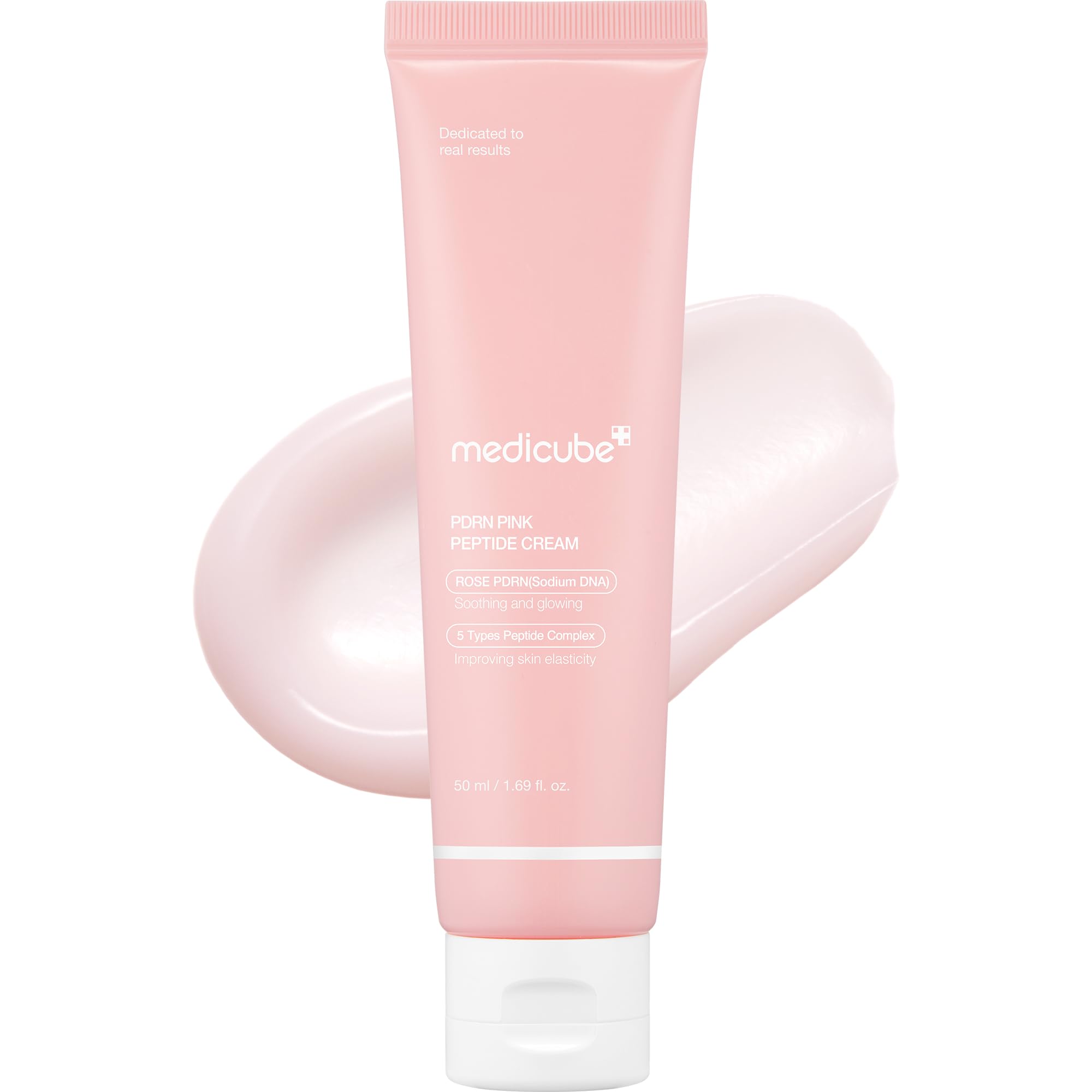 medicube Rose PDRN Pink Hyaluronic Moisturizing Cream - medicube Official Product View 2