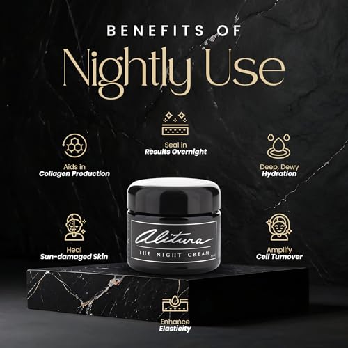 Alitura Hyaluronic Acid Night Cream, Anti-Aging Face - Product Imagery