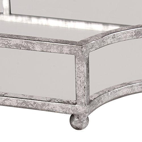Kate and Laurel Ciel Metal Mirrored Ornate Scalloped Decorative - Product Imagery
