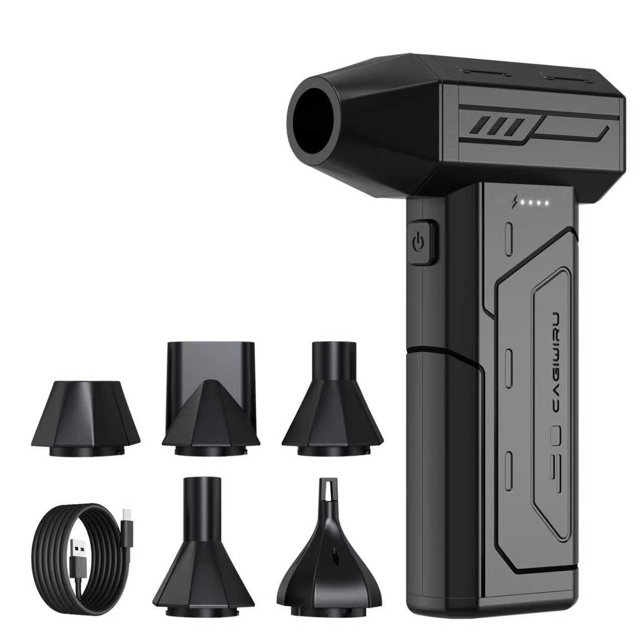 CAGIWIRU Compressed Air Duster,130000RPM Super Power Cordless Air by CAGIWIRU - Angle View 1