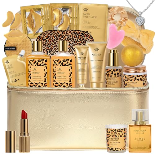 25 Pcs Mother s Day Gift Honey Almond Bath Body Gift Set for - RA ROSA ACCA Official Imagery - 1