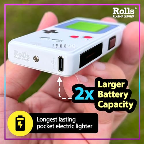 Rolls Electric Lighter - Cool Lighters - Retro Gamer Gifts for - Product Imagery