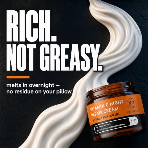 Eve Hansen Vitamin C Night Cream for Face & Neck, Brightening - Product Imagery