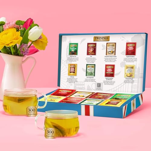 Twinings Classic Tea Collection Gift Box, 48 Tea Bags (1 Pack) - Product Imagery
