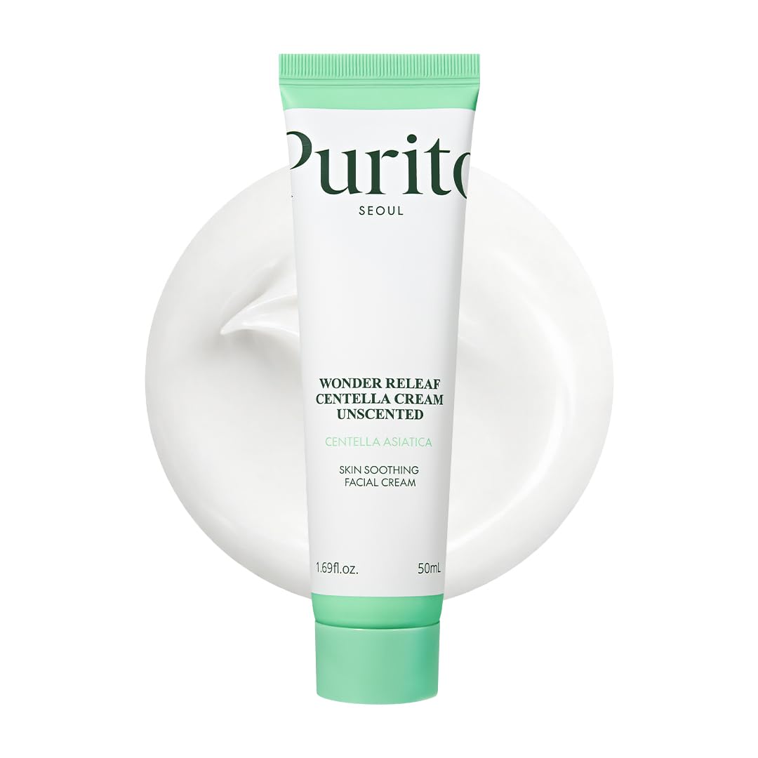 PURITO Centella Unscented Cream for Sensitive Skin, 1.70 fl.oz - PURITO