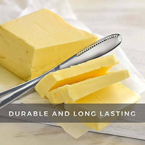 Stainless Steel Butter Spreader, Butter Knife - 3 in 1 Kitchen - Product Imagery