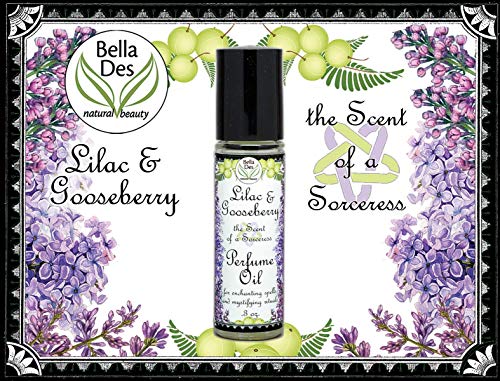 Lilac and Gooseberry Perfume Oil | .3 ounces Roll On Bottle | - Product Imagery
