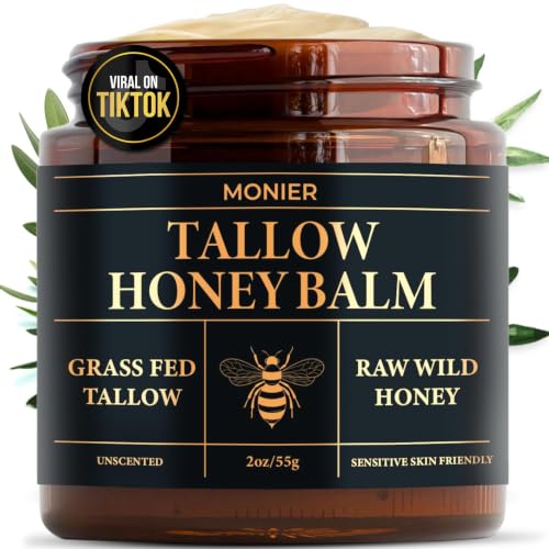 MONIER Beef Tallow and Honey Balm for Skin and Face - MONIER Official Imagery - 1