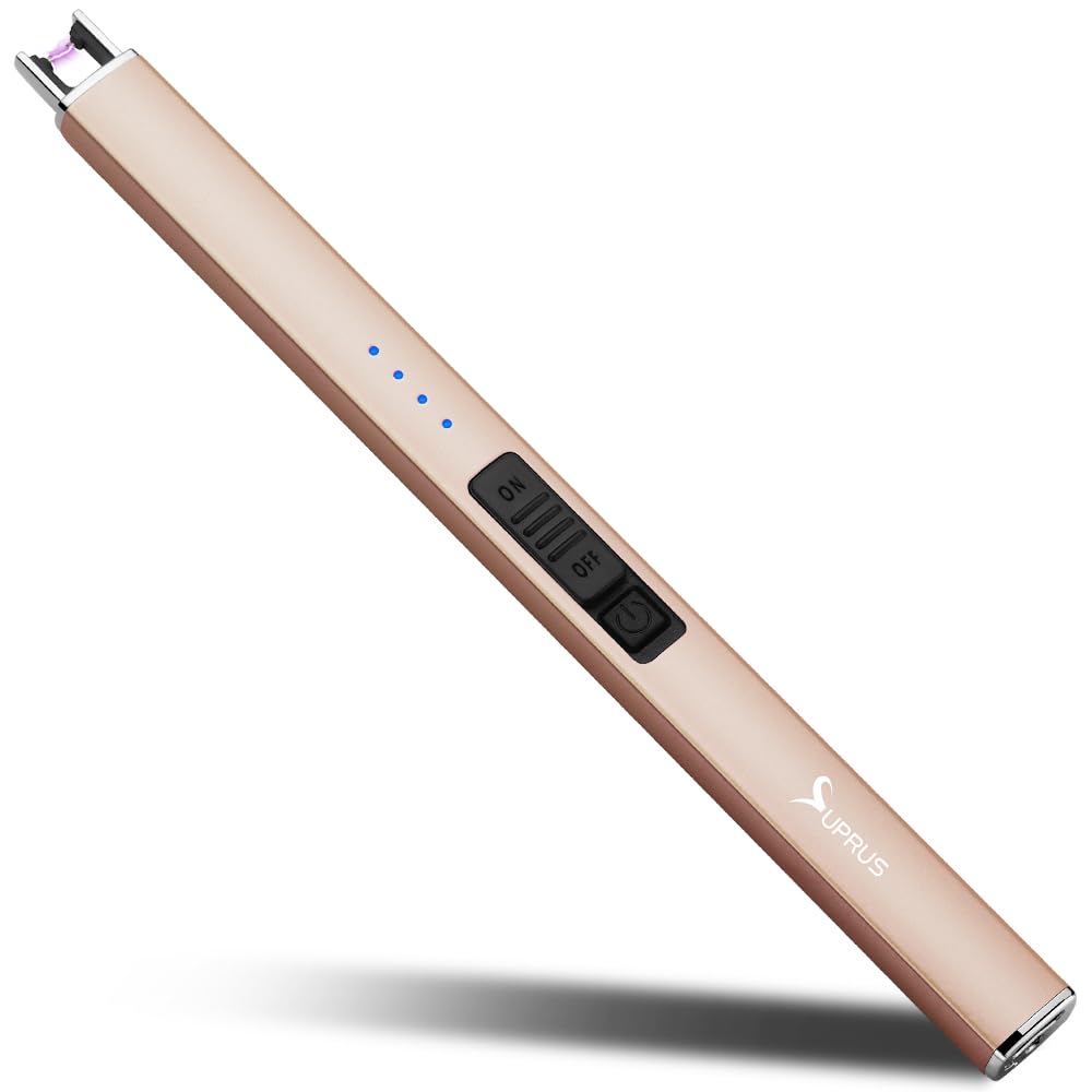SUPRUS Electric Lighter Arc Windproof Flameless USB Rechargeable Light - View 1