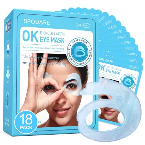Collagen Eye Mask for Puffy Eyes, 18 Pairs - Product Imagery
