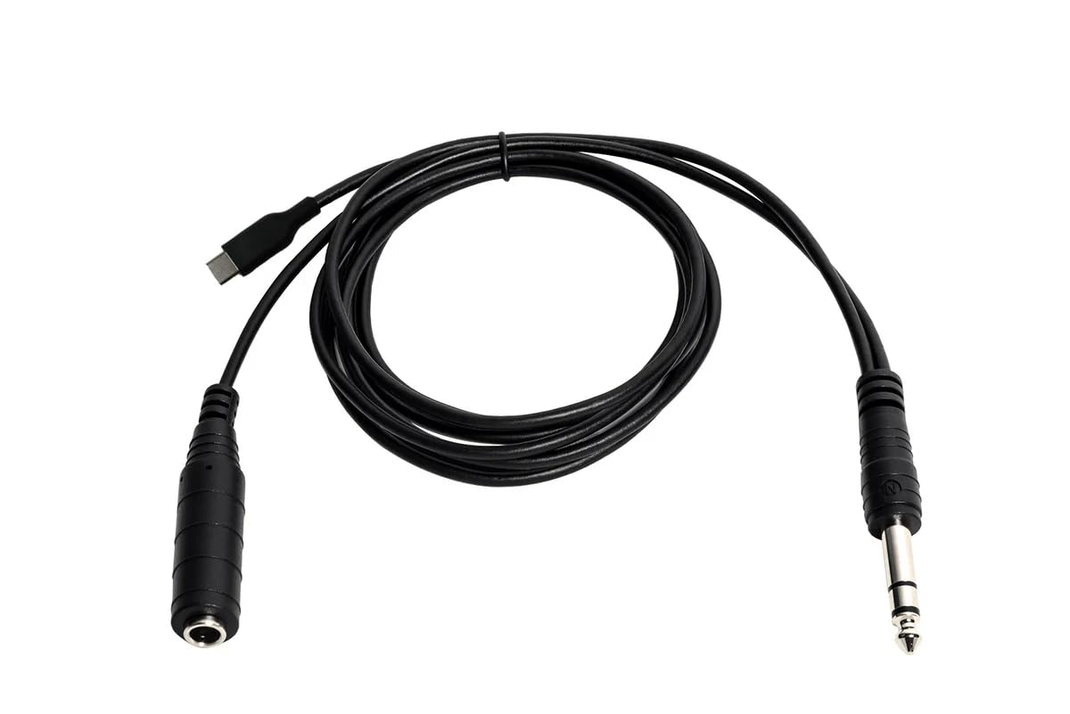Nflightcam USB-C Smartphone Aircraft Audio Cable by Nflightcam - Angle View 2