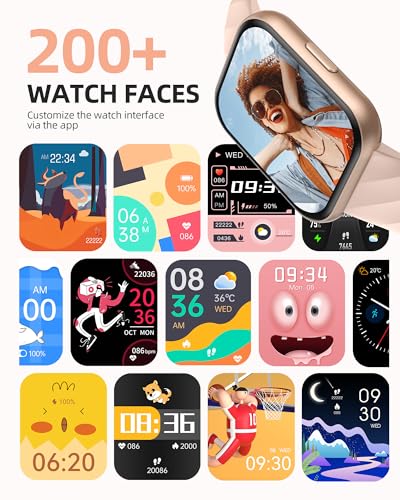 Parsonver Smart Watch, 5ATM Waterproof Watch for Swimming, 110+ - Product Imagery
