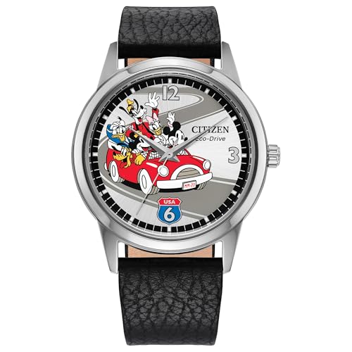 CITIZEN Men's Eco-Drive Mickey's Friends 40mm Stainless Steel - Product Imagery