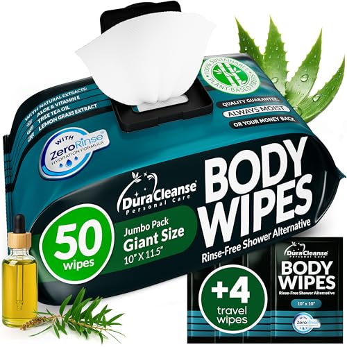 XL Body Wipes for Men - Dura Cleanse Official Imagery - 1